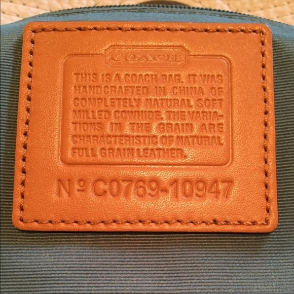 Coach Leather Bag - Picture 4 of 4